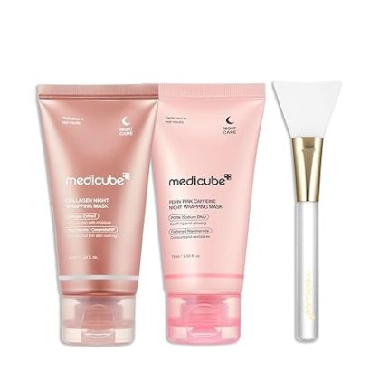 Medicube - Pink Glow Wrapping Mask Duo - Masque visage - Exclusive Kit