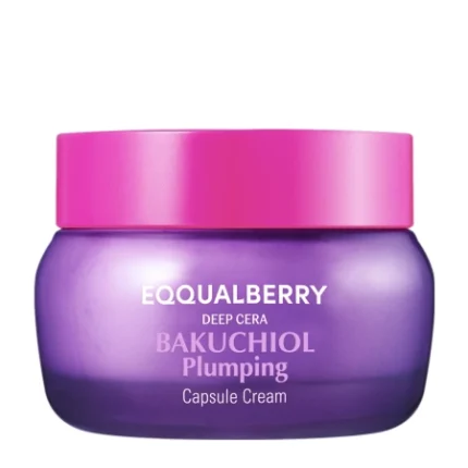 EQQUALBERRY - Bakuchiol Plumping Capsule Cream - Crème – 50ml