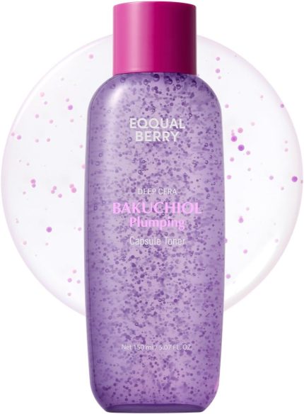 EQQUALBERRY - Bakuchiol Plumping Capsule Toner - tonique hydratant - 150 ml